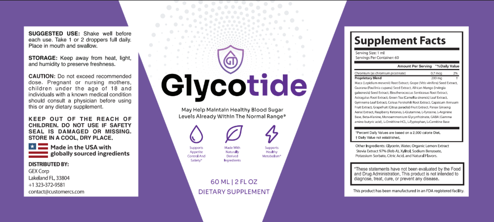 GlycoTide official balance formula